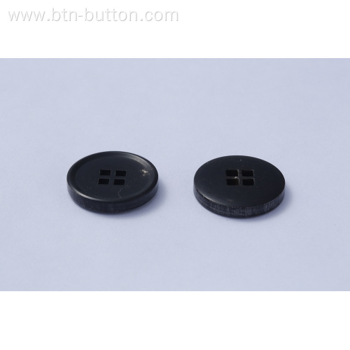 Hard horn buttons for sweaters